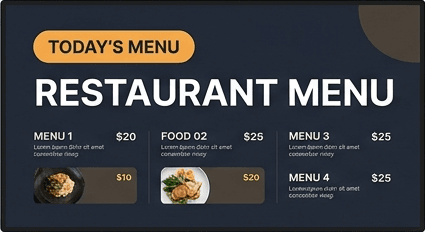 Restaurant Menu